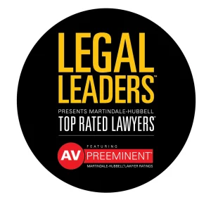 Legal Leaders Top Rated Lawyers badge