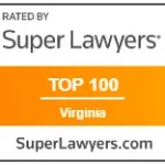 Super Lawyers top 100 Virginia badge
