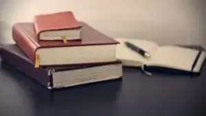 books on a table, case results