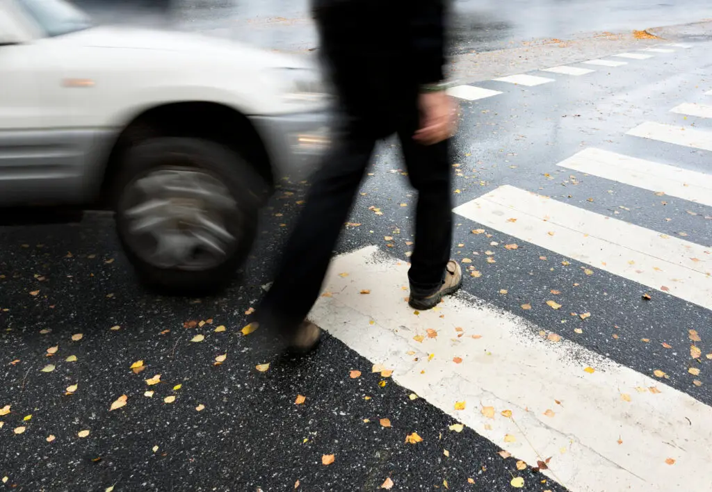 car accident pedestrian accident negligence in a personal injury case