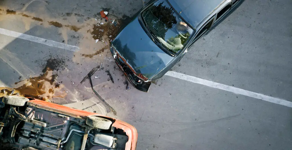 car accident scene