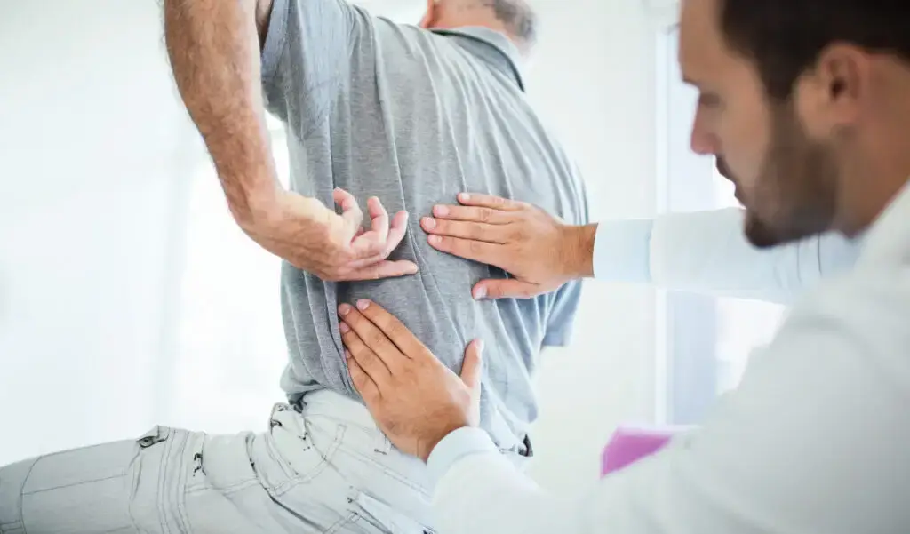 personal injury victim at a doctor